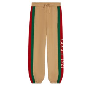 GUCCI Clothing Cotton jersey sweatpants with Web