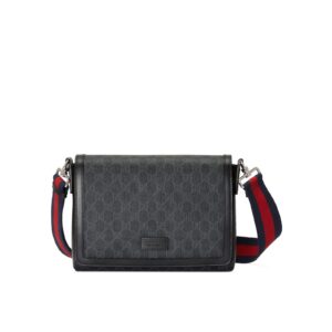 Replica Designer Bag GUCCI GG crossbody bag black Supreme