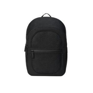 Replica Designer Bag GUCCI GG rubber-effect backpack black leather