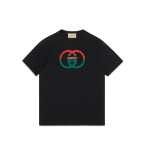 GUCCI Clothing Cotton jersey printed T-shirt