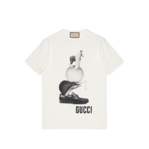 GUCCI Clothing Cotton jersey printed T-shirt