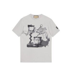 GUCCI Clothing Cotton jersey printed T-shirt