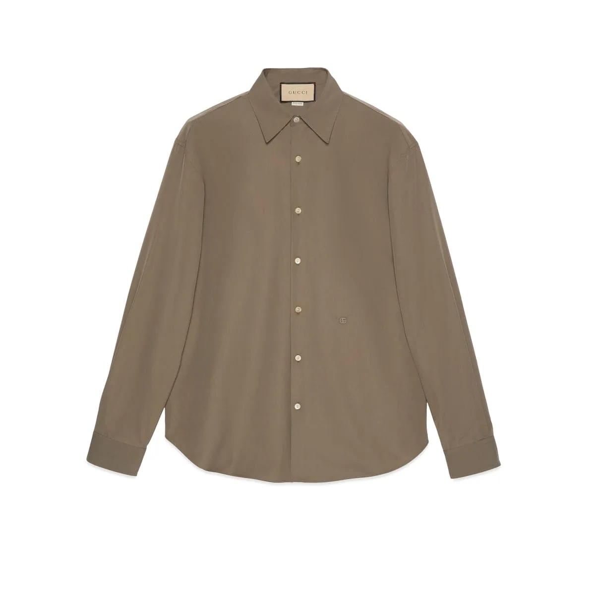 Gucci rep clothing Cotton poplin shirt with embroidery