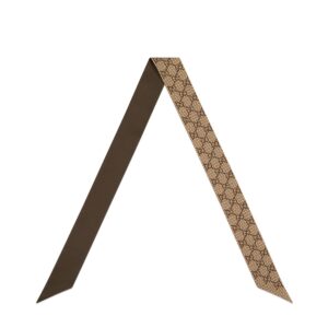 GUCCI GG print silk neck bow