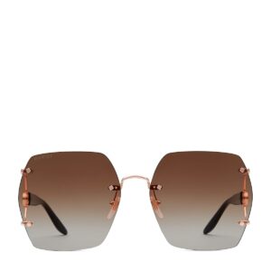 GUCCI Geometric frame sunglasses