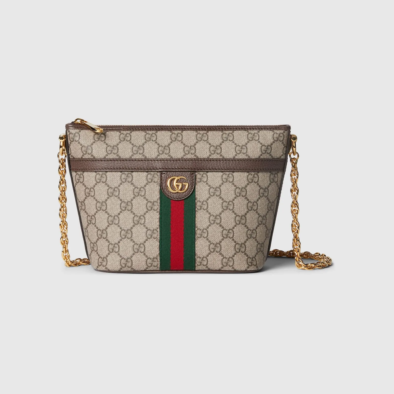 Replica Designer Bags Gucci replica Ophidia GG mini shoulder bag beige and ebony GG Supreme