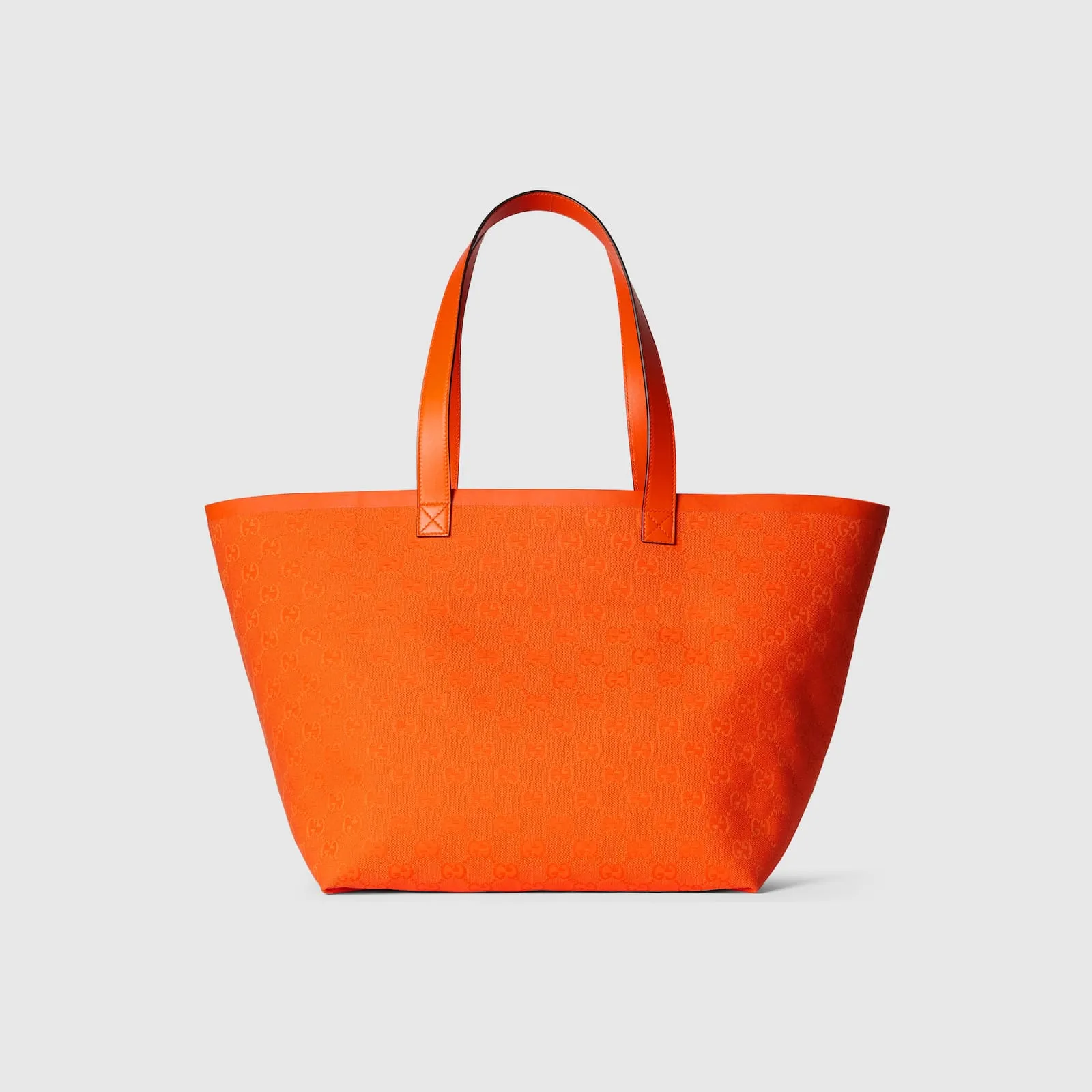 Replica Designer Bags Gucci replica GG medium tote bag orange GG canvas