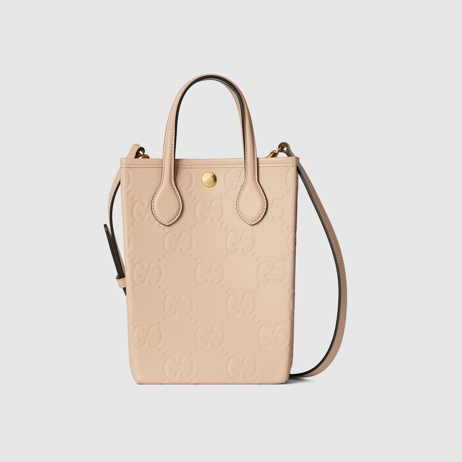 Replica Designer Bags Gucci replica GG super mini bag with strap light beige leather