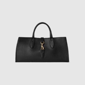 Replica Designer Bag GUCCI Jackie medium tote bag black leather