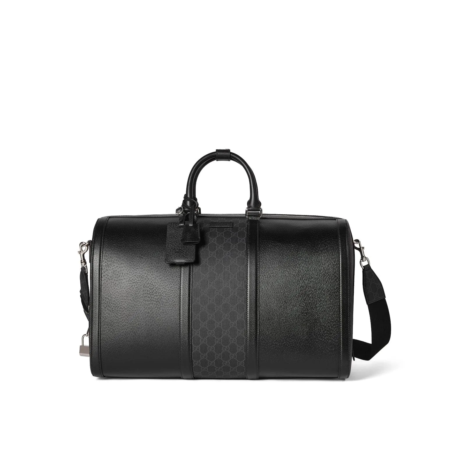 Replica Designer Bags Gucci Replica Bags GG large duffle bag black GG Supreme