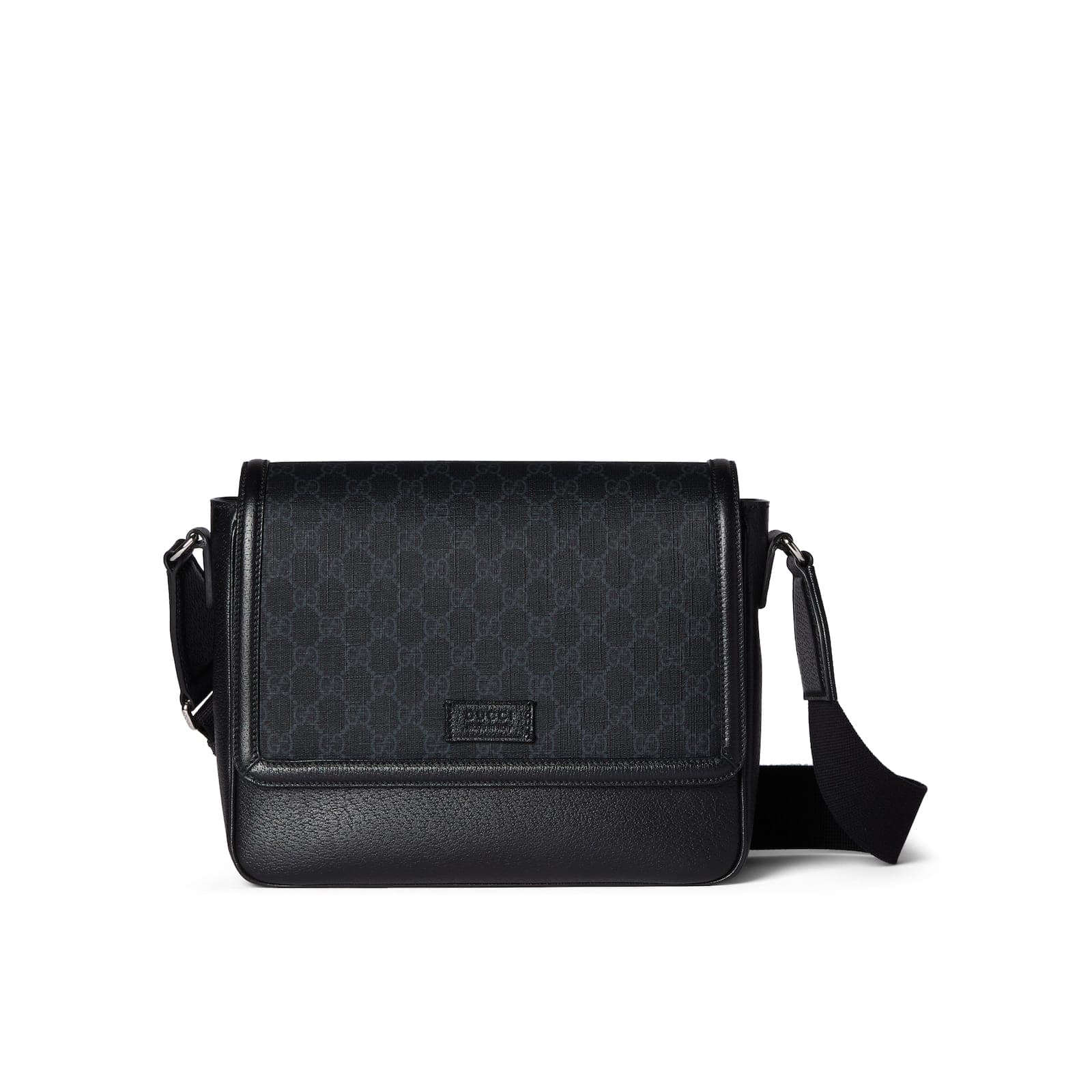 Replica Designer Bags Gucci Replica Bags Medium GG crossbody bag with tag black leather