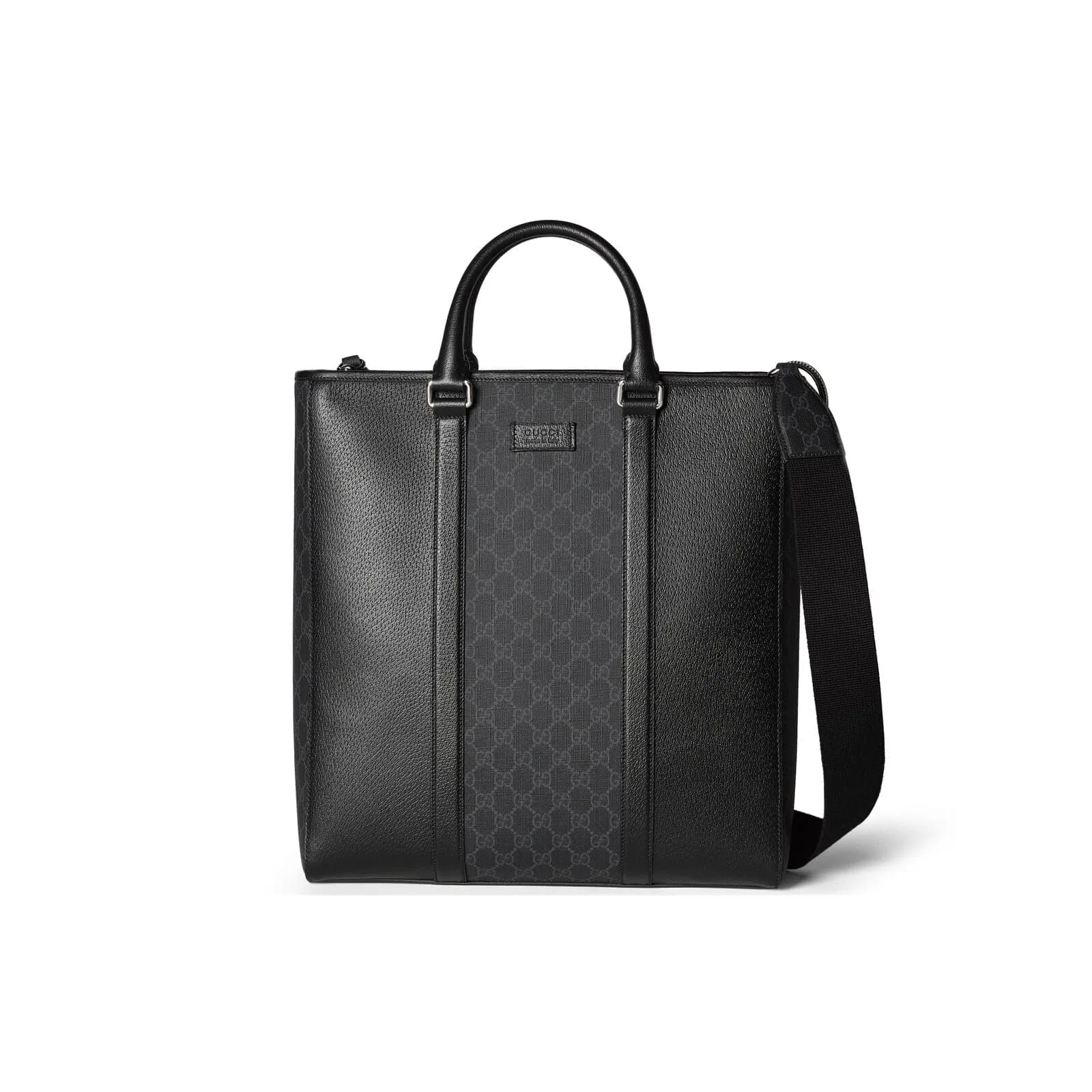 Replica Designer Bags Gucci Replica Bags Medium GG tote bag with tag black leather
