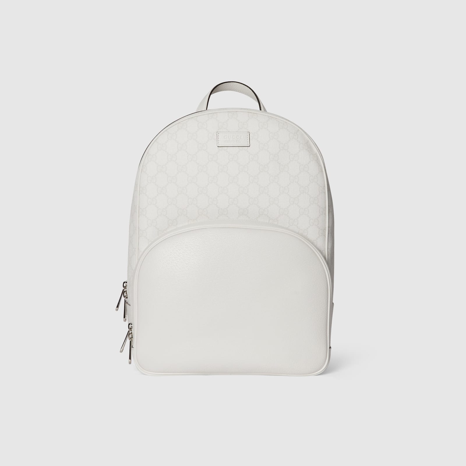 Replica Designer Bags Gucci replica Medium GG backpack with tag white Supreme