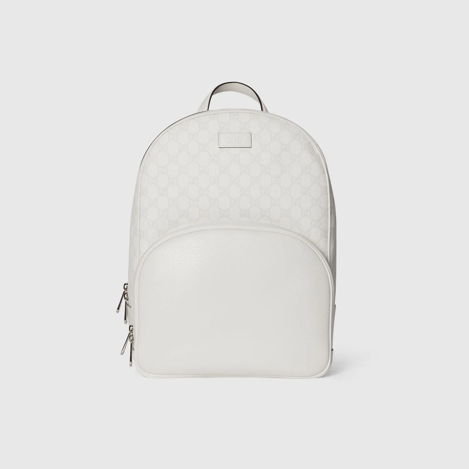 Replica Designer Bags Gucci replica Medium GG backpack with tag white Supreme