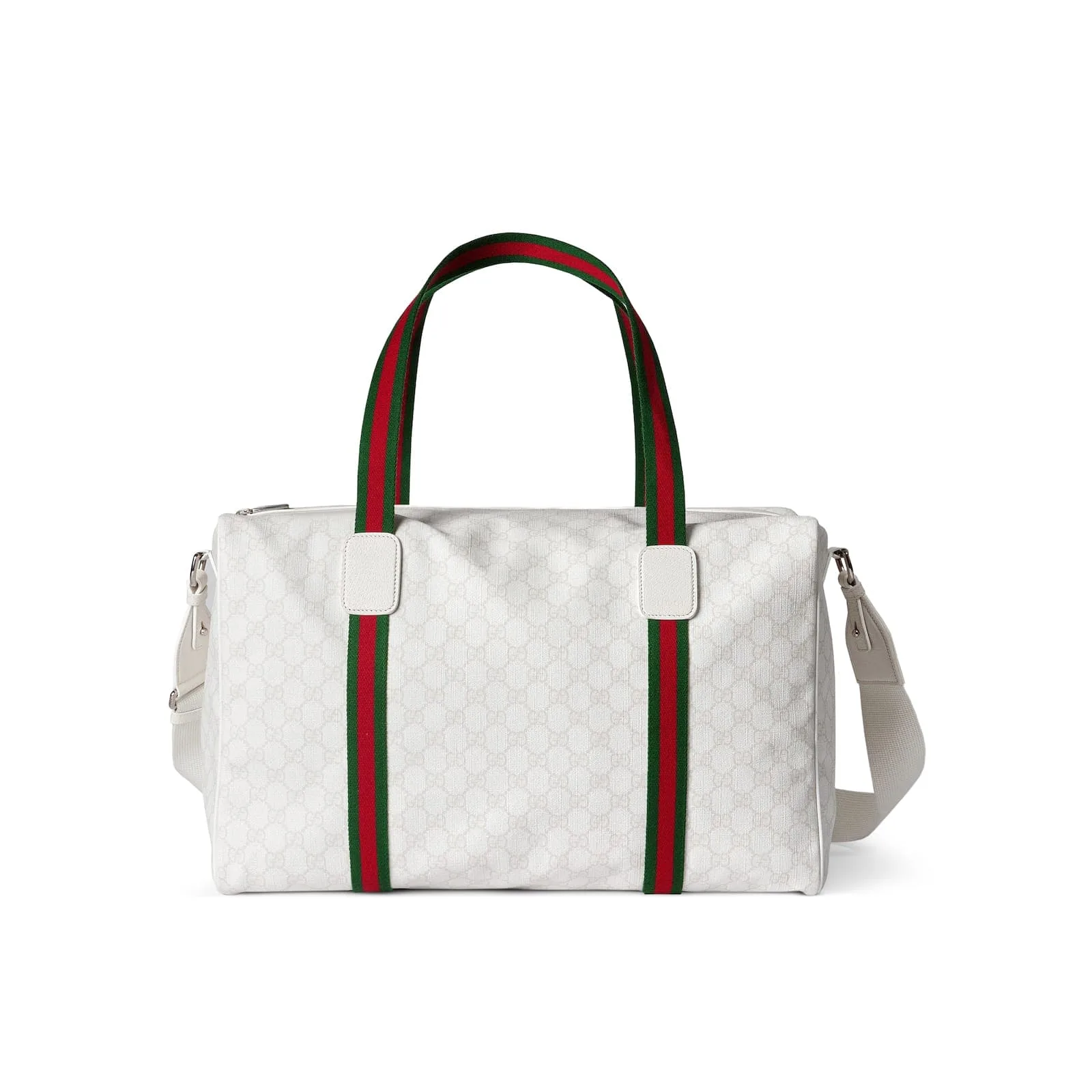 Replica Designer Bags Gucci Replica Bags GG large duffle bag white GG Tender