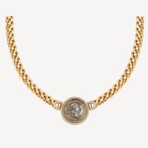 MONETE BVLGARI diamond necklace