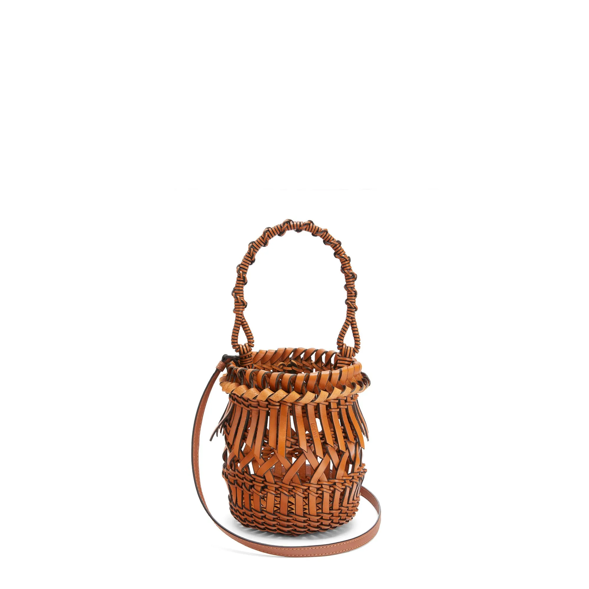 LOEWE Replica bags Small Fringes Bucket bag in Calfskin