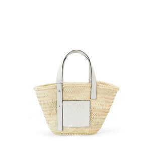 LOEWE Replica Designer Bag Basket bag in palm leaf and Calfskin