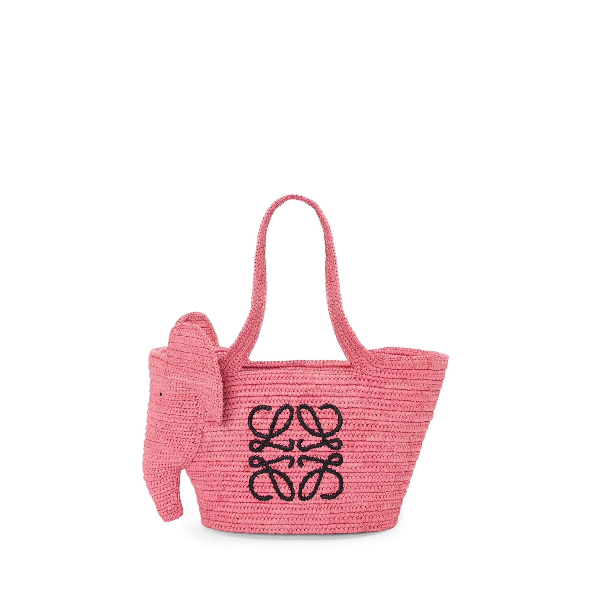 LOEWE Replica bags Small Elephant Basket bag in Raffia