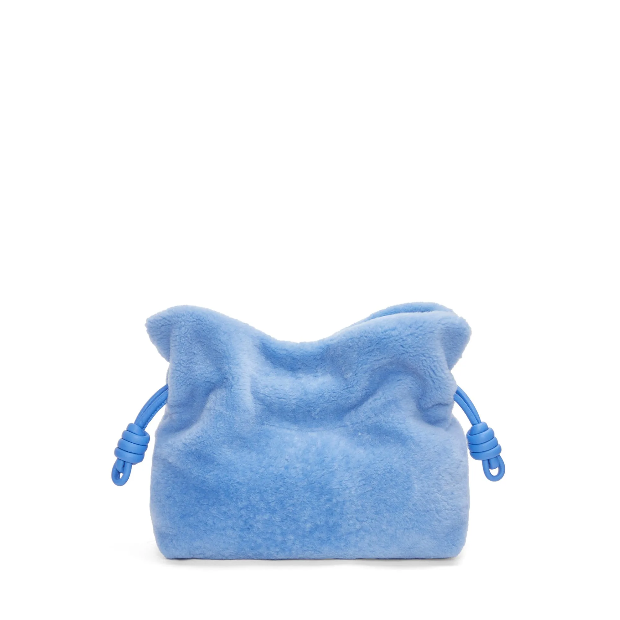 LOEWE Replica bags Flamenco clutch in Shearling