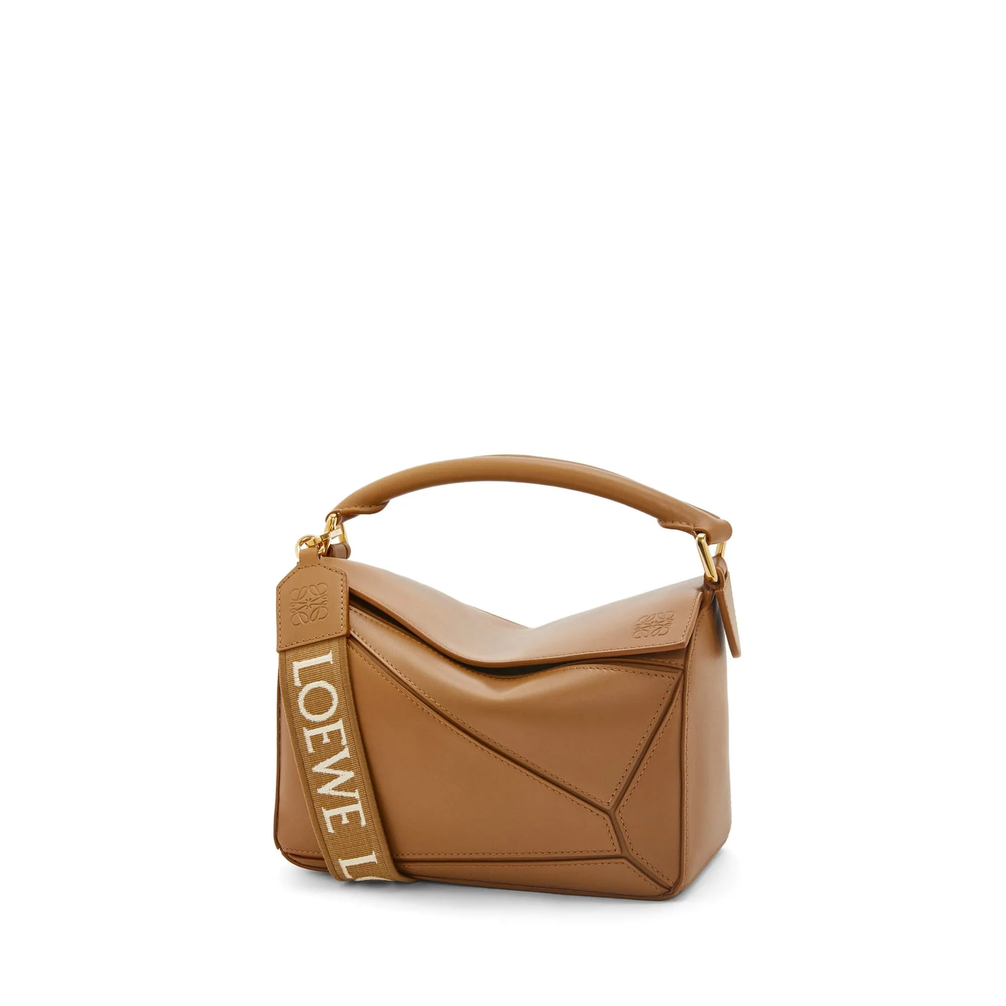 LOEWE Replica bags Small Puzzle bag in satin Calfskin