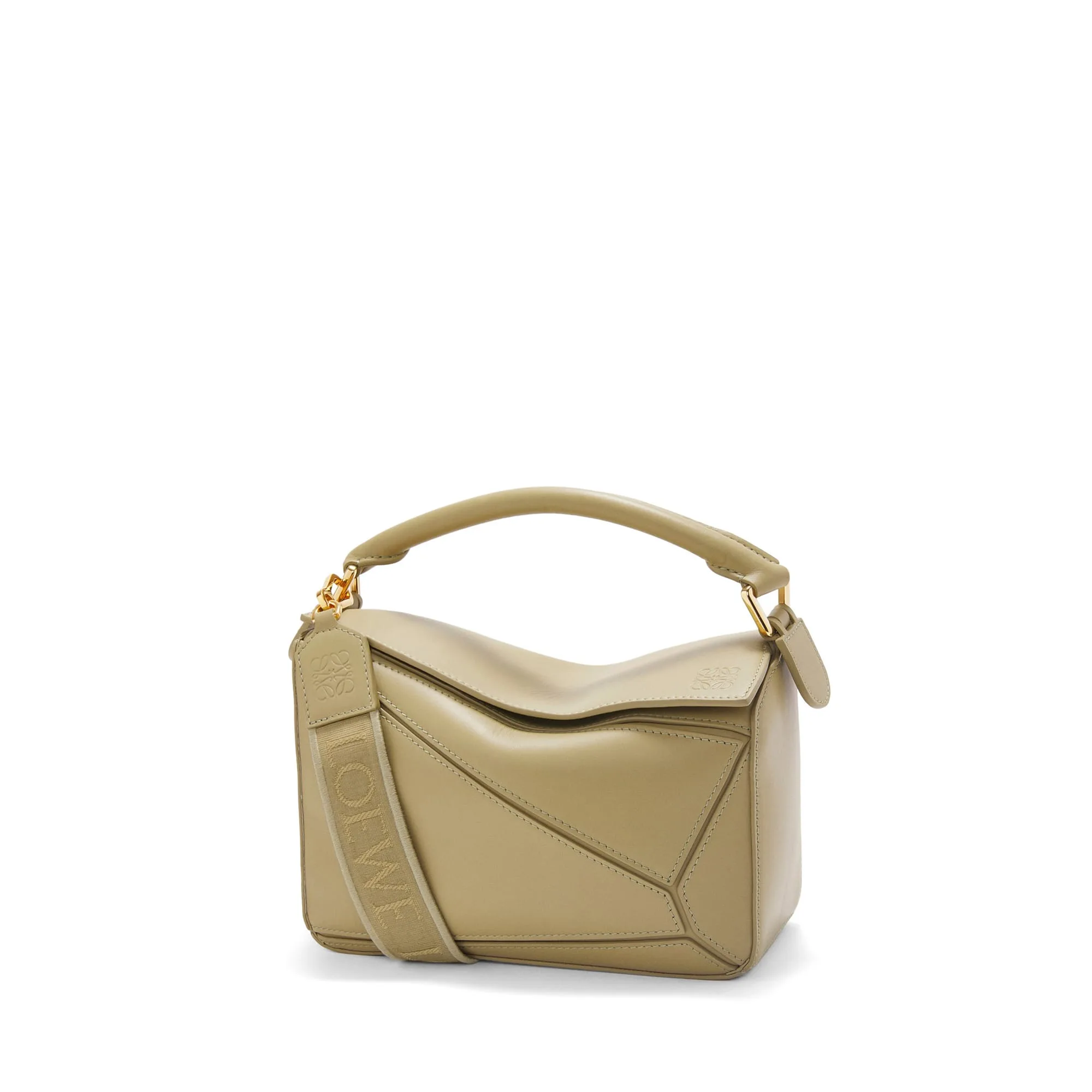 LOEWE Replica bags Small Puzzle bag in satin Calfskin