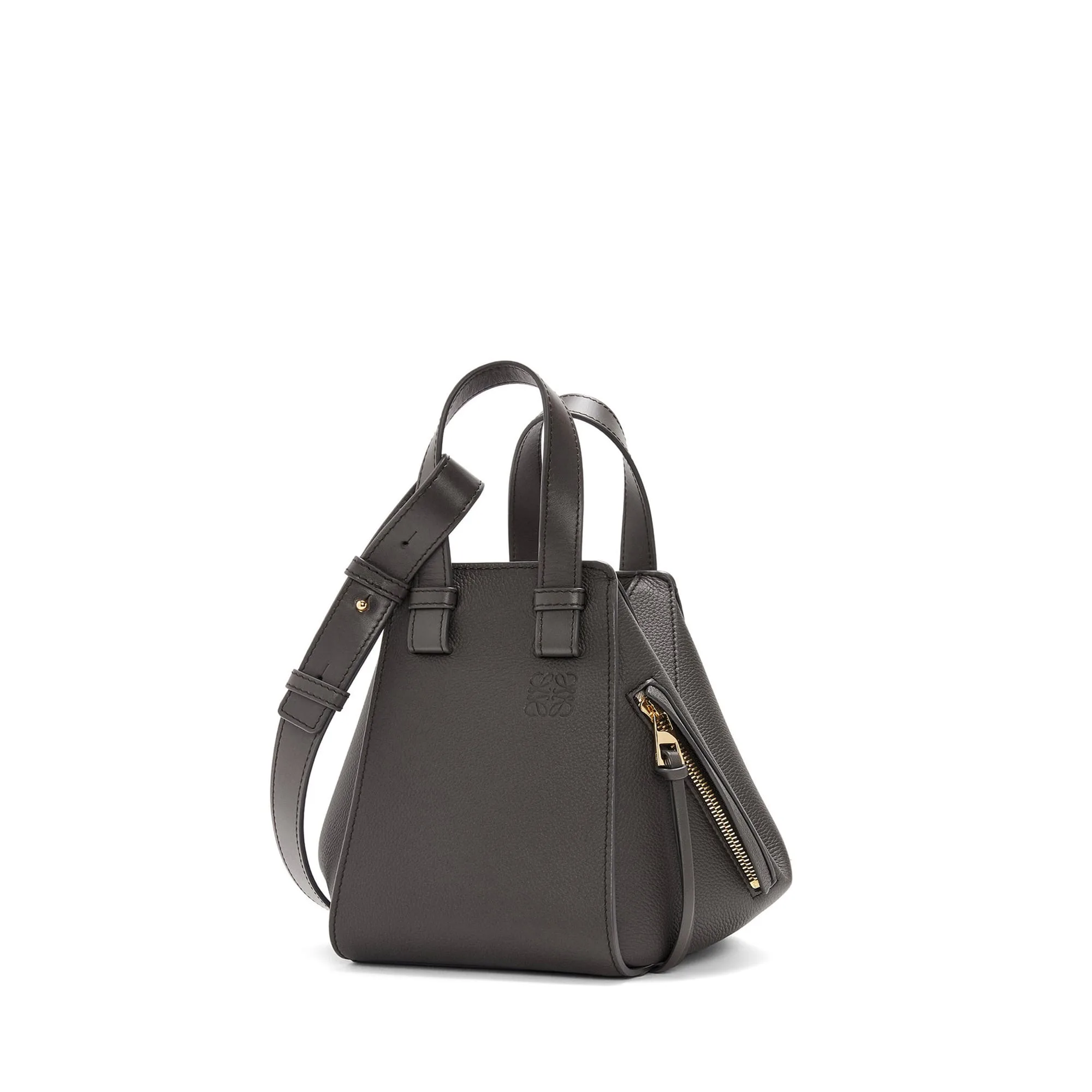 LOEWE Replica bags Compact Hammock bag in soft grained Calfskin