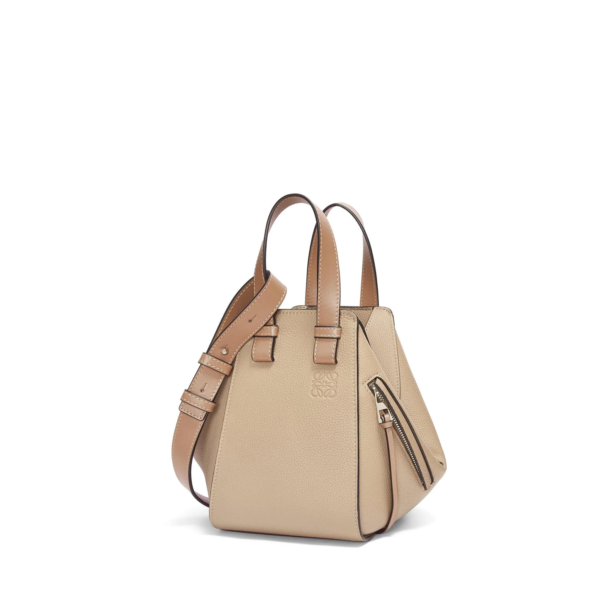LOEWE Replica bags Compact Hammock bag in soft grained Calfskin