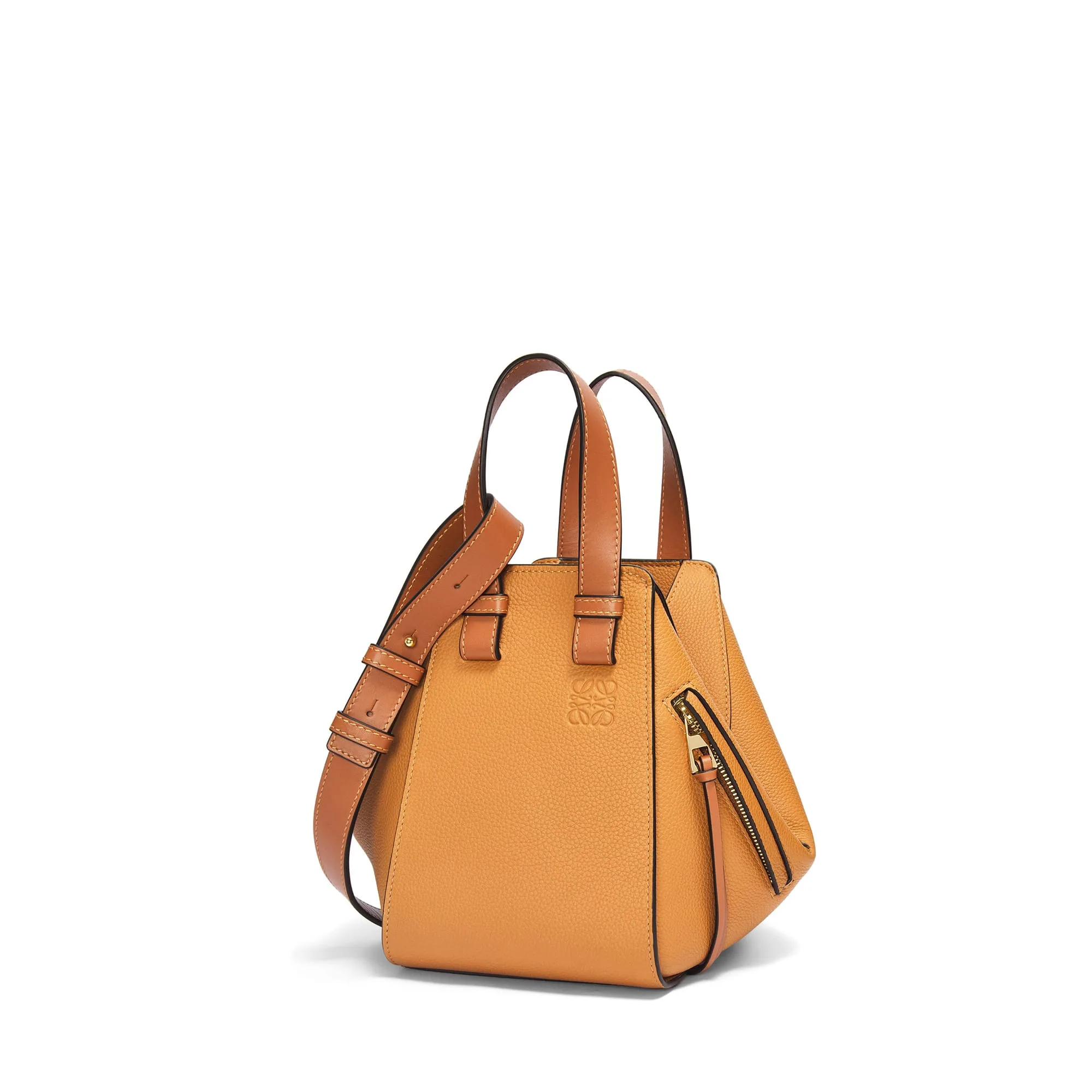 LOEWE Replica bags Compact Hammock bag in soft grained Calfskin