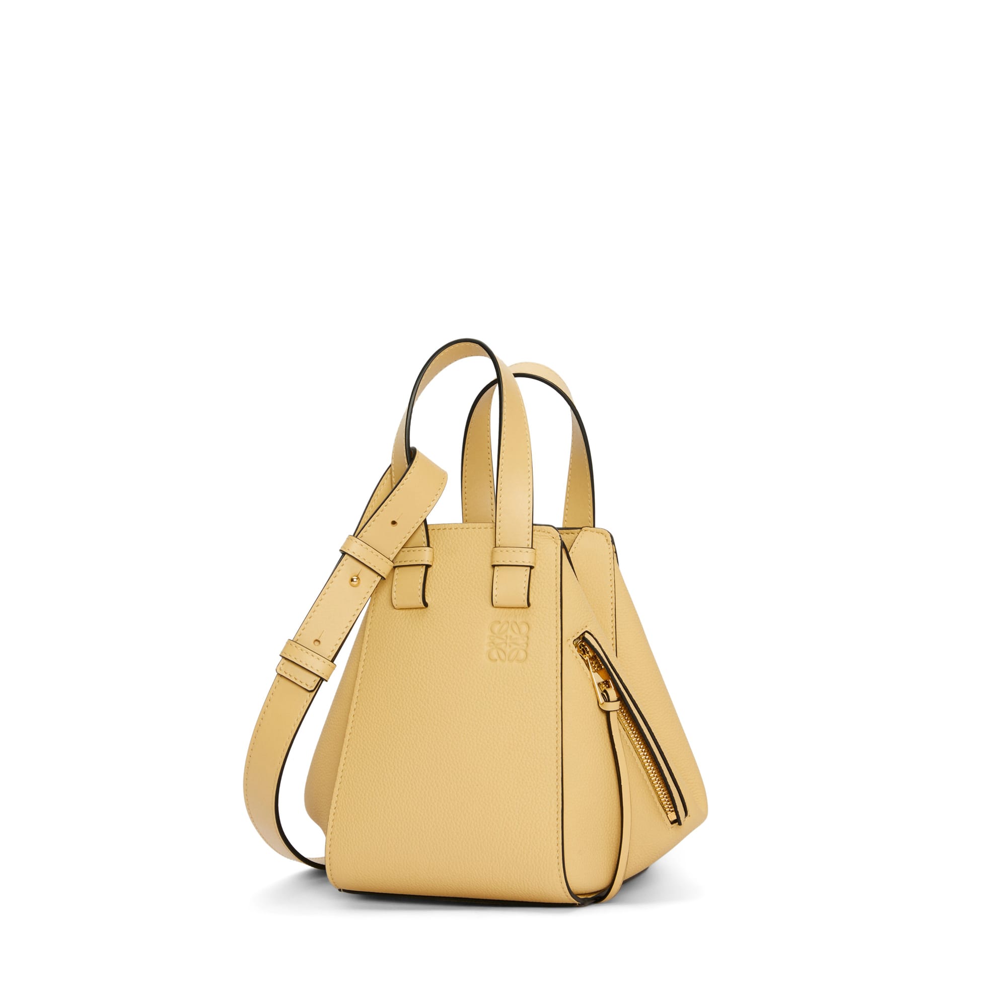 LOEWE Replica bags Compact Hammock bag in soft grained Calfskin