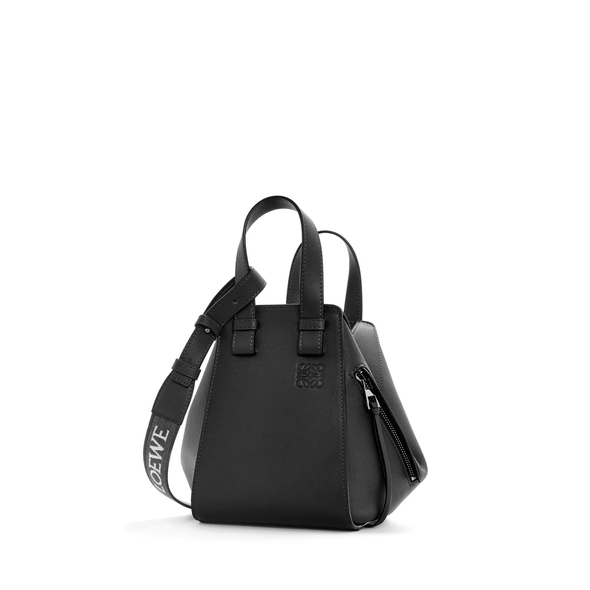 LOEWE Replica bags Compact Hammock bag in satin Calfskin