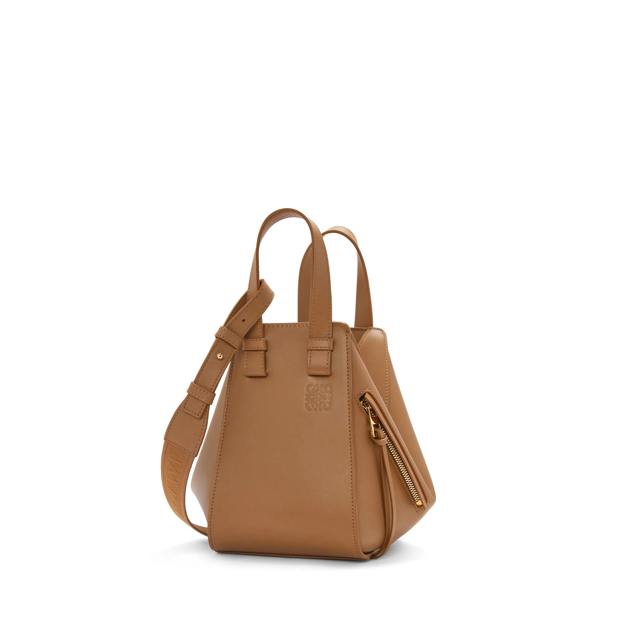LOEWE Replica bags Compact Hammock bag in satin Calfskin