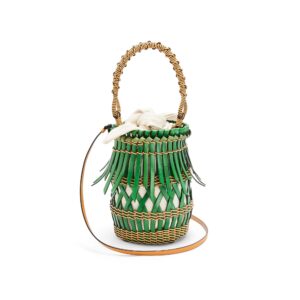 LOEWE Replica Designer Bag Fringes Bucket bag in Calfskin