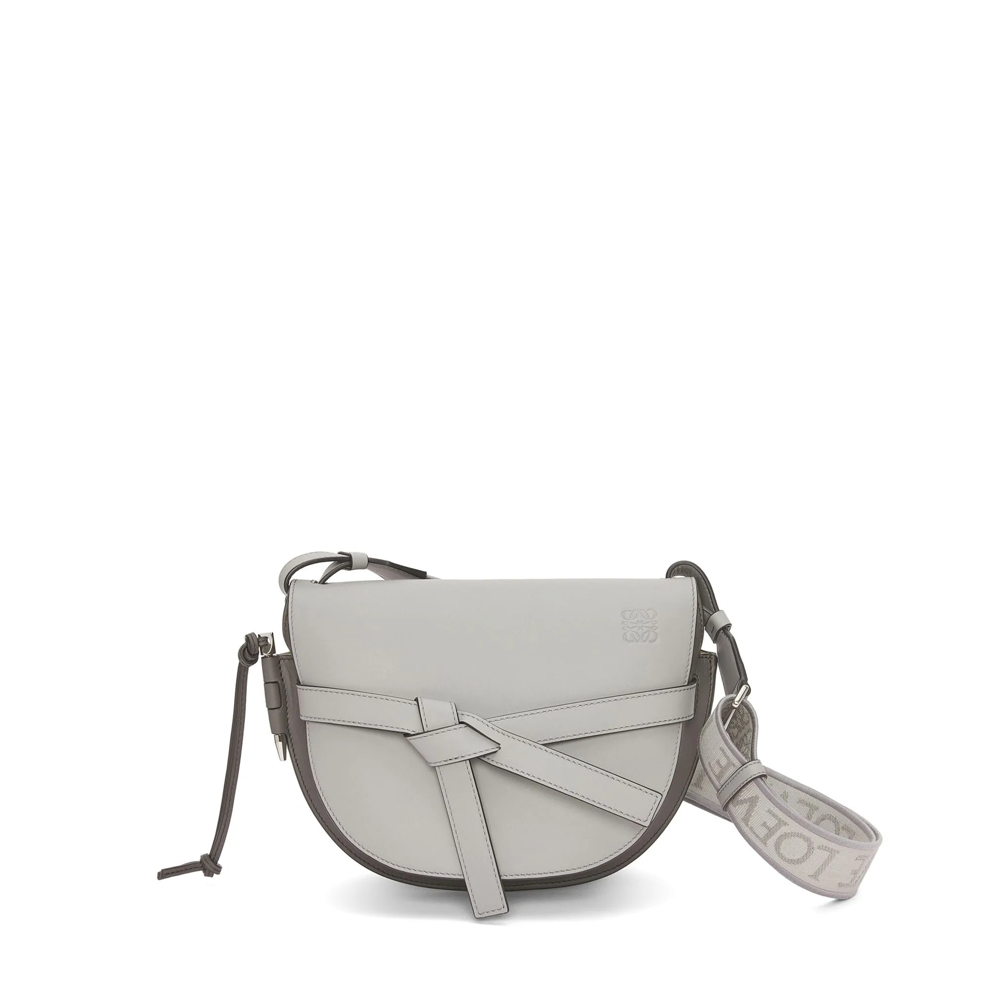 LOEWE Replica bags Small Gate Dual bag in soft Calfskin and jacquard