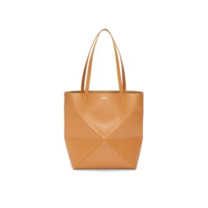 LOEWE Replica Designer Bag Puzzle Fold Tote in shiny Calfskin 0010896603