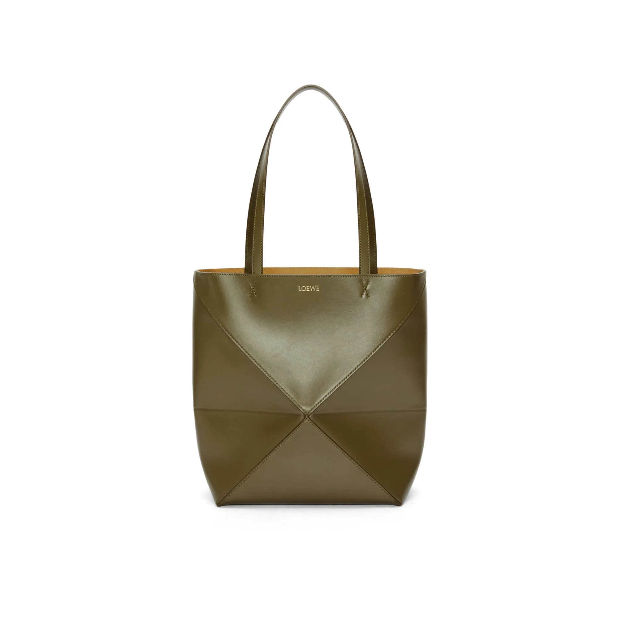 LOEWE Replica bags Puzzle Fold Tote in shiny Calfskin 0010896629