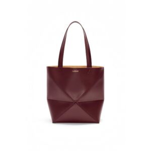 LOEWE Replica Designer Bag Puzzle Fold Tote in shiny Calfskin 0011036373