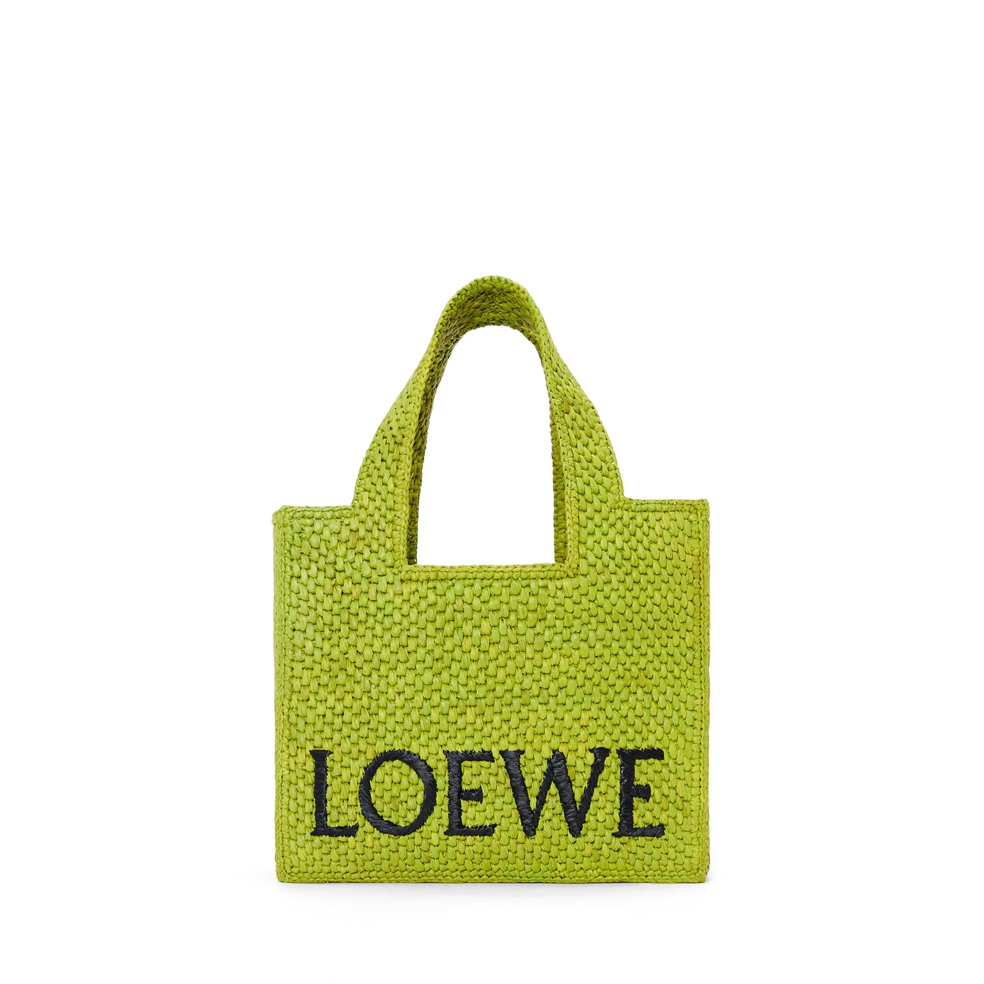 LOEWE Replica bags Small LOEWE Font Tote in Raffia