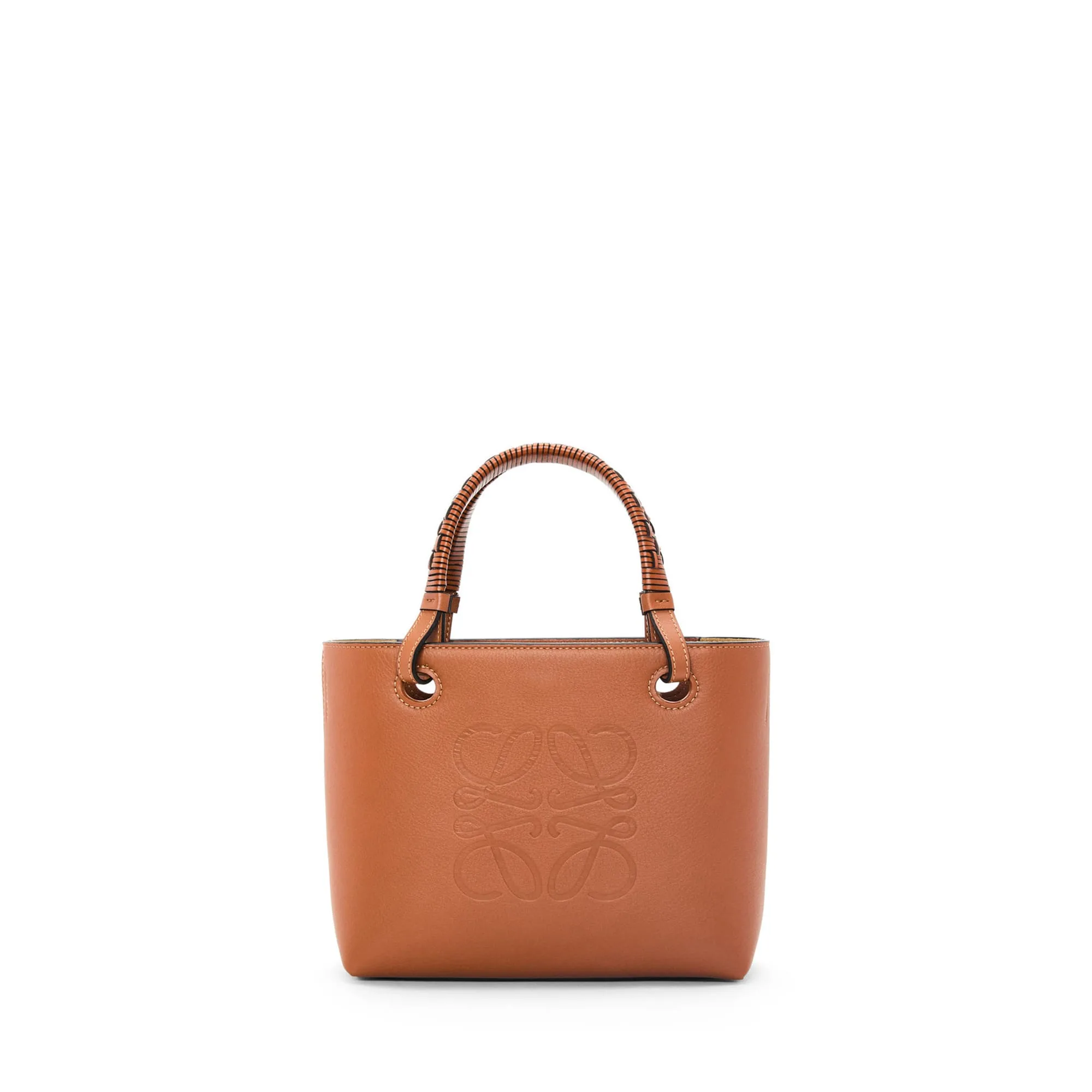 LOEWE Replica bags Mini Anagram Tote in classic Calfskin