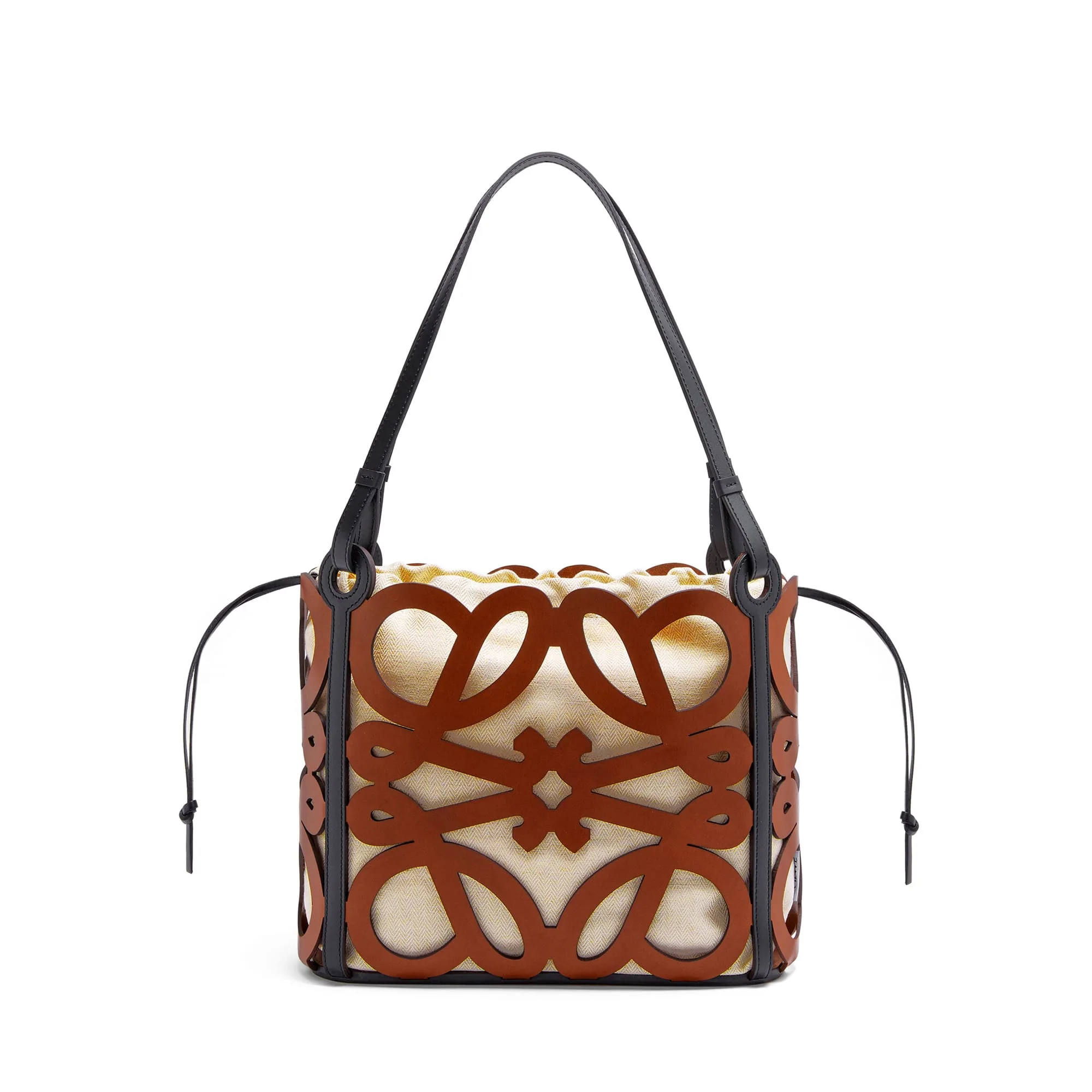 LOEWE Replica bags Small Anagram cut-out tote in Calfskin