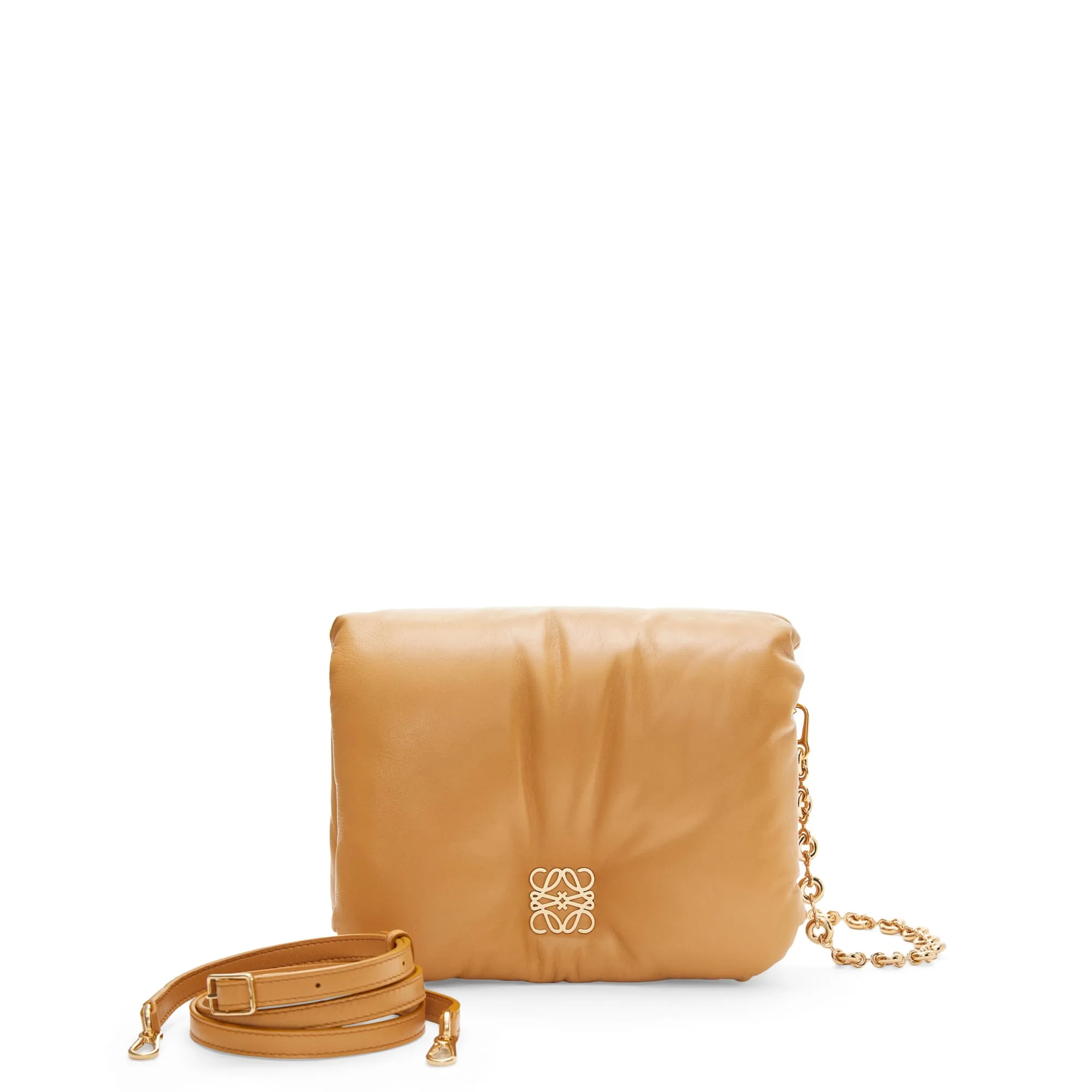 LOEWE Replica bags Puffer Goya bag in shiny Nappa Lambskin
