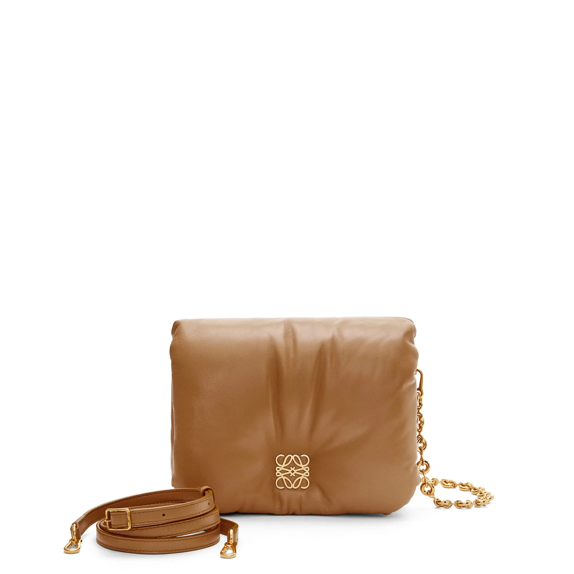LOEWE Replica bags Puffer Goya bag in shiny Nappa Lambskin