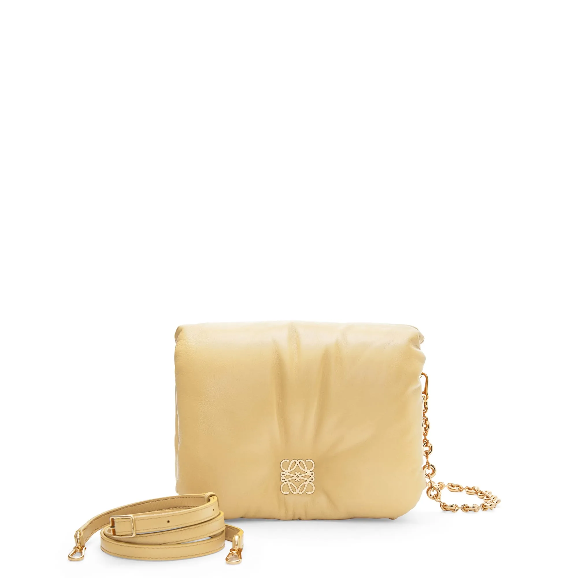 LOEWE Replica bags Puffer Goya bag in shiny Nappa Lambskin