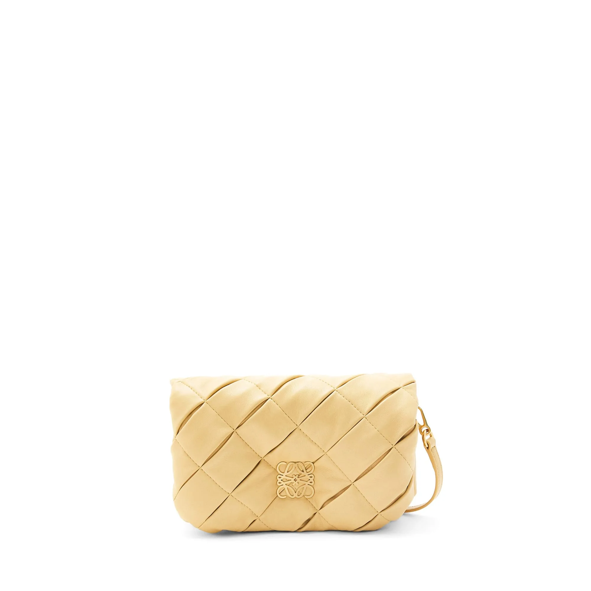 LOEWE Replica bags Mini Puffer Goya in pleated shiny Nappa Lambskin