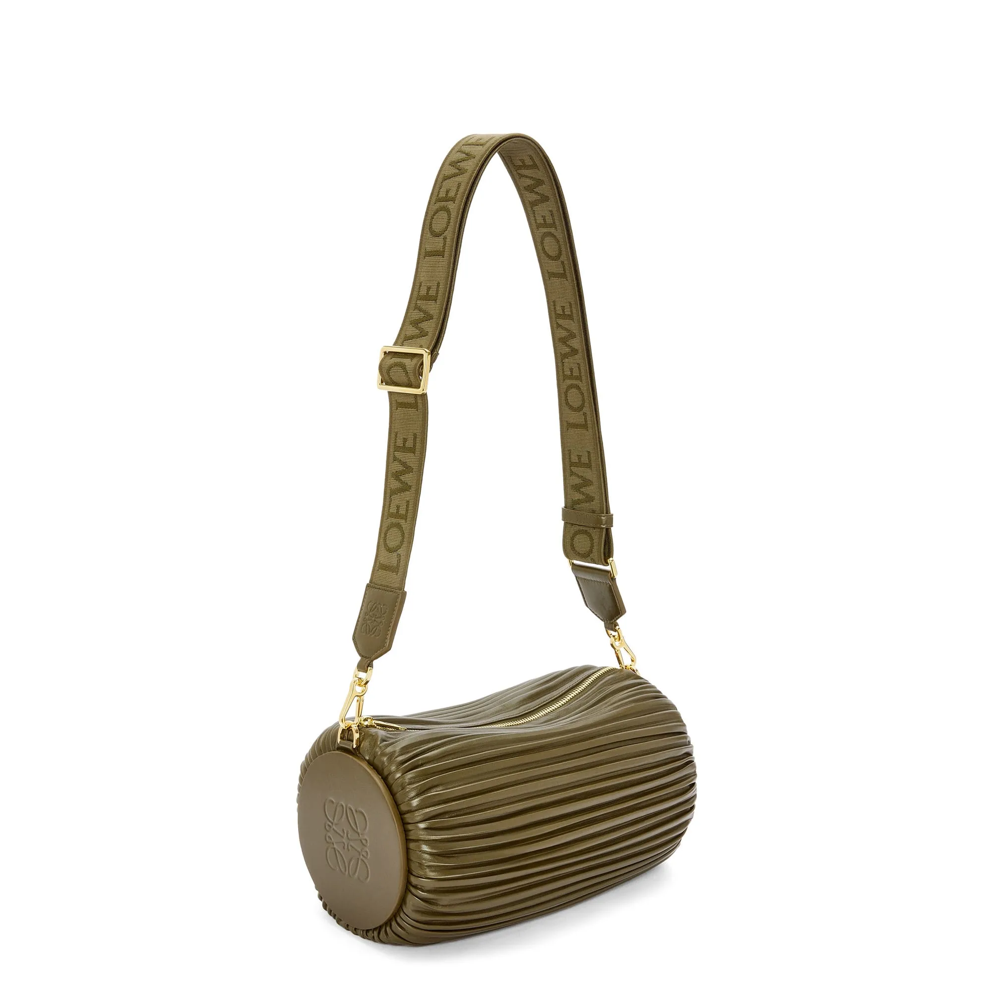 LOEWE Replica bags Large Bracelet pouch in pleated Nappa