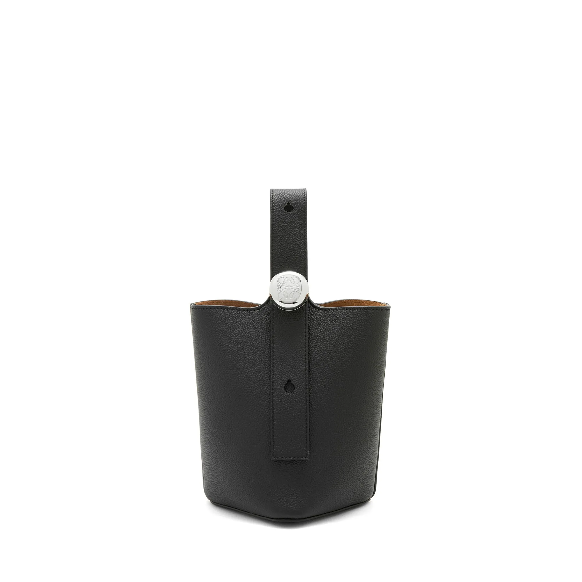 LOEWE Replica bags Mini Pebble Bucket bag in soft grained Calfskin