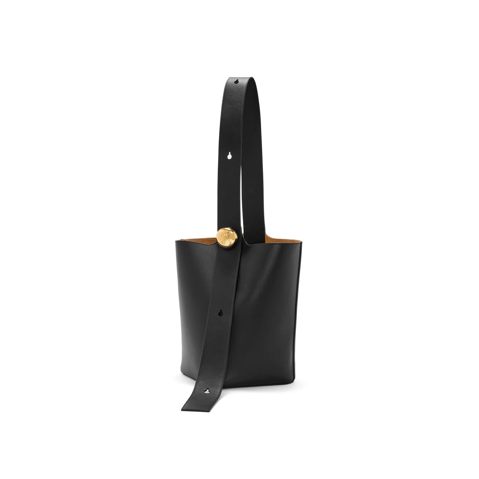LOEWE Replica bags Medium Pebble Bucket bag in mellow Calfskin