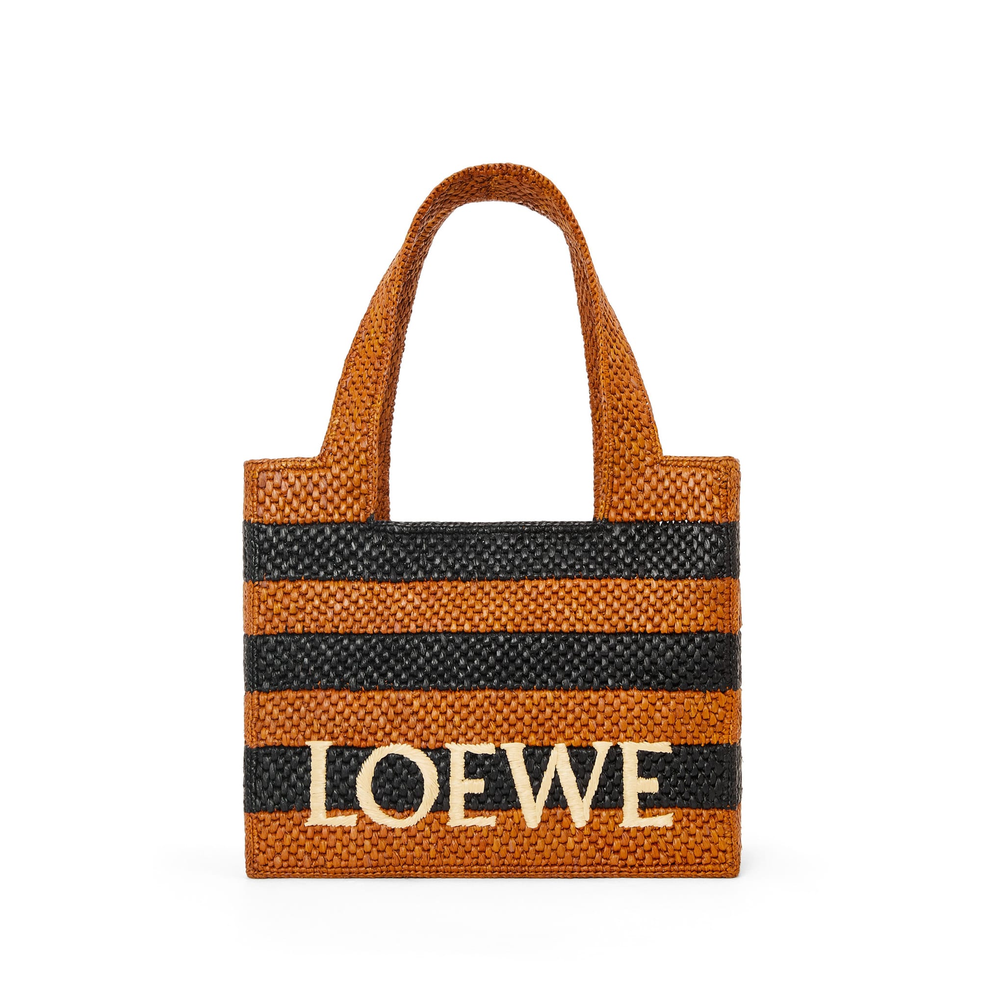 LOEWE Replica bags Medium LOEWE Font tote in Raffia