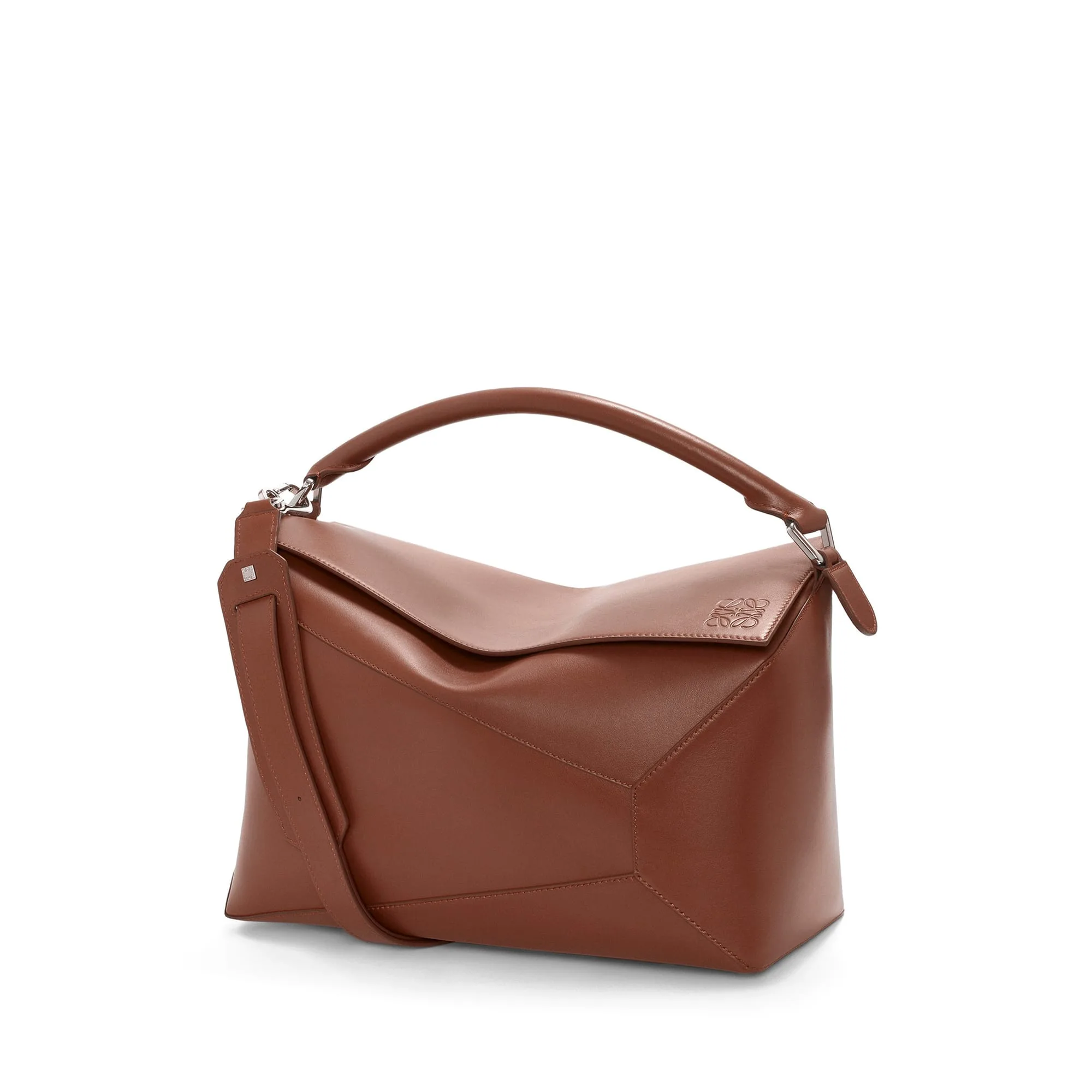 LOEWE Replica bags Large Puzzle bag in shiny Calfskin