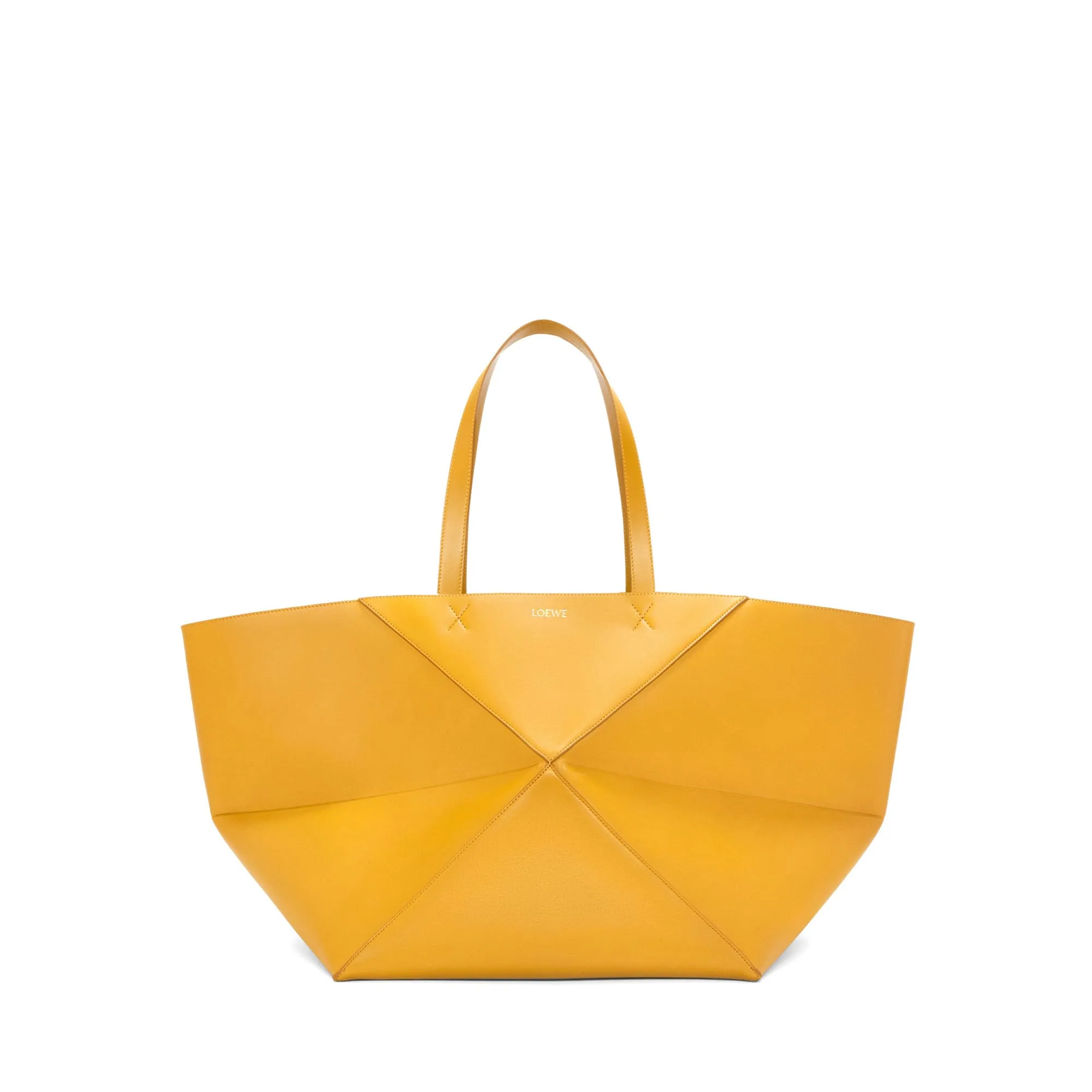 LOEWE Replica bags XXL Puzzle Fold Tote in shiny Calfskin